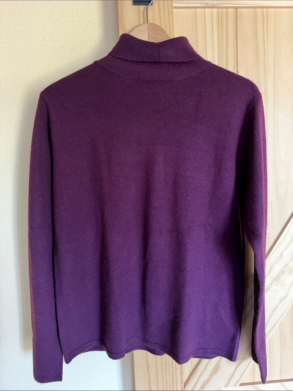 Sag Harbor Plum Turtleneck Sweater